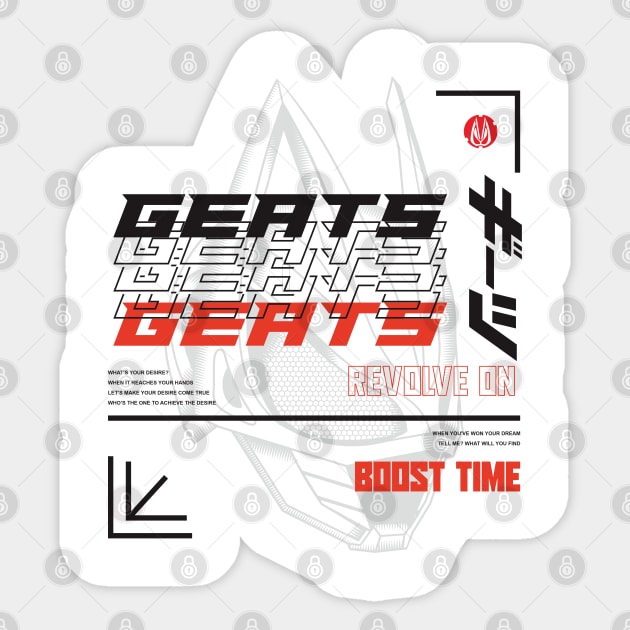 Kamen Rider Geats Boost Revolve Sticker by ChaosKhilaf